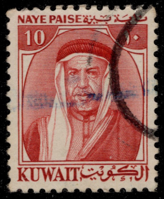 KUWAIT 141 - Sheik Abdullah "1959 Rose Brown" (pc54401)