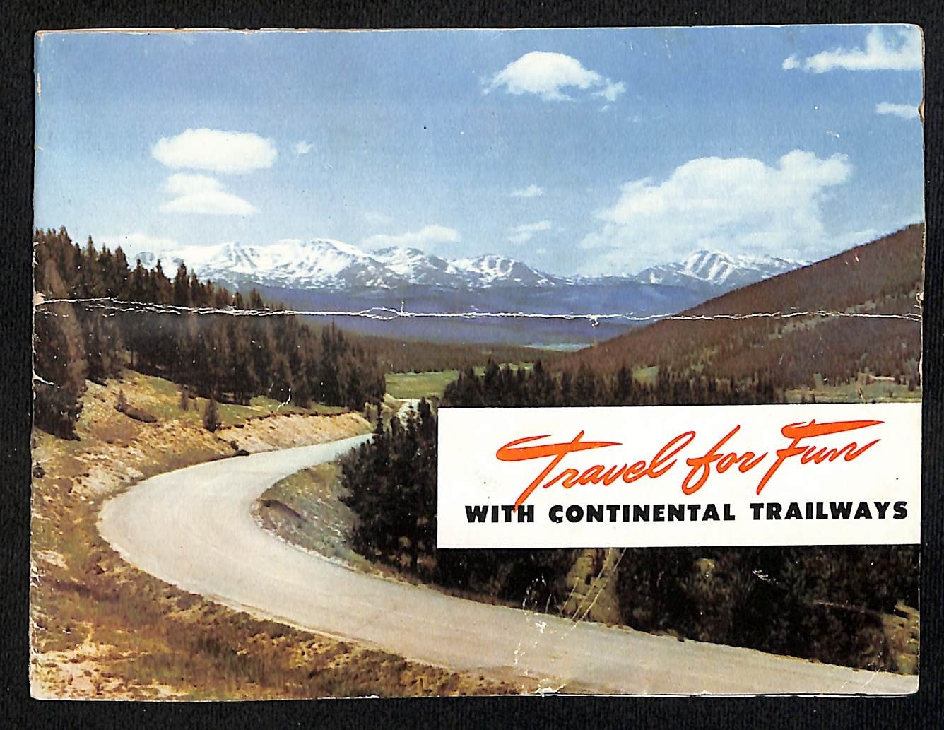 "Travel for Fun with Continental Trailways" "Fun Spots" Booklet 8pp c1949 (#1)