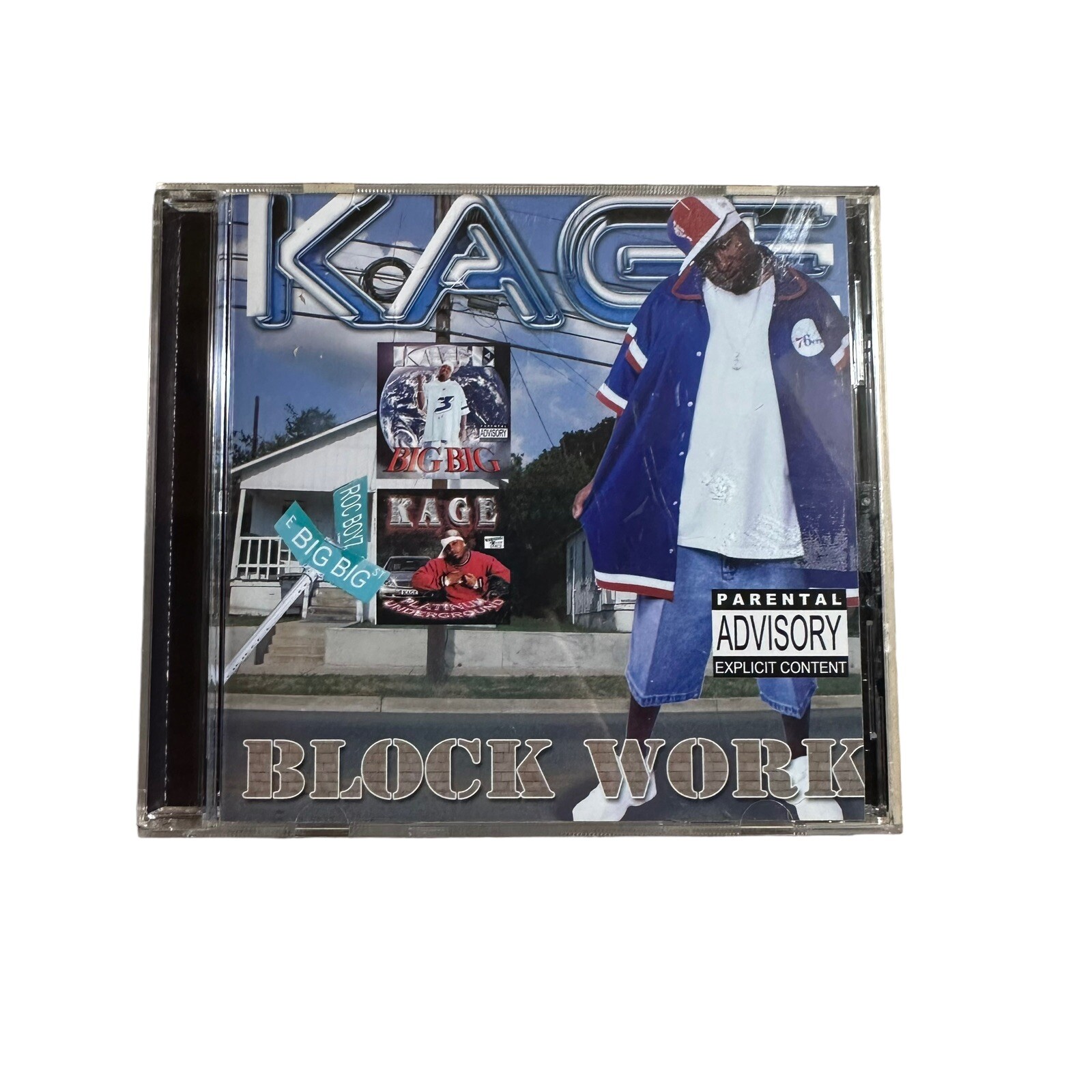 Block Work  Kage, Explicit Lyrics Rare Cd 2005 Rockwilda