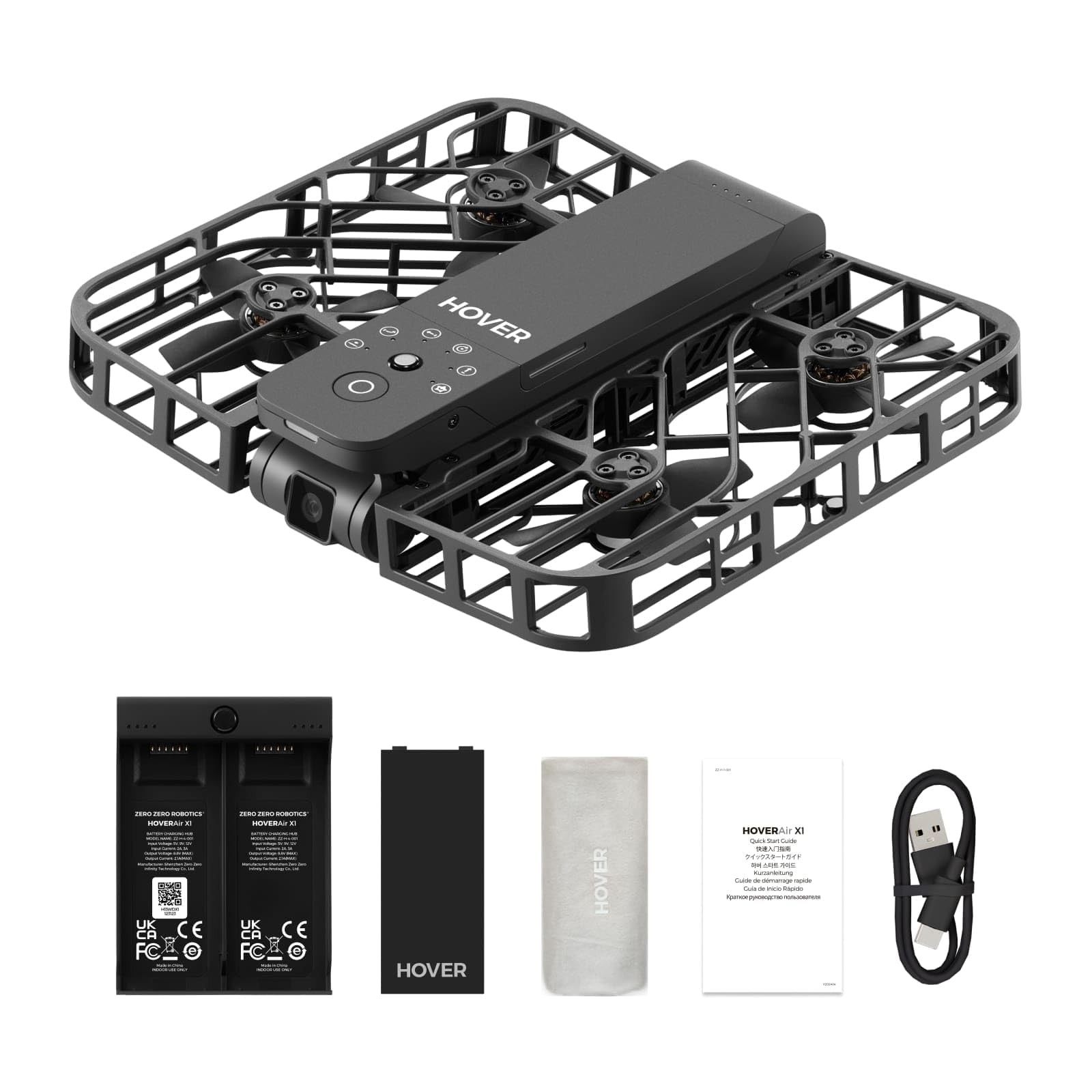 HOVERAir X1 Drone with Camera, SelfFlying Camera Drone with Follow Me Mode, F...