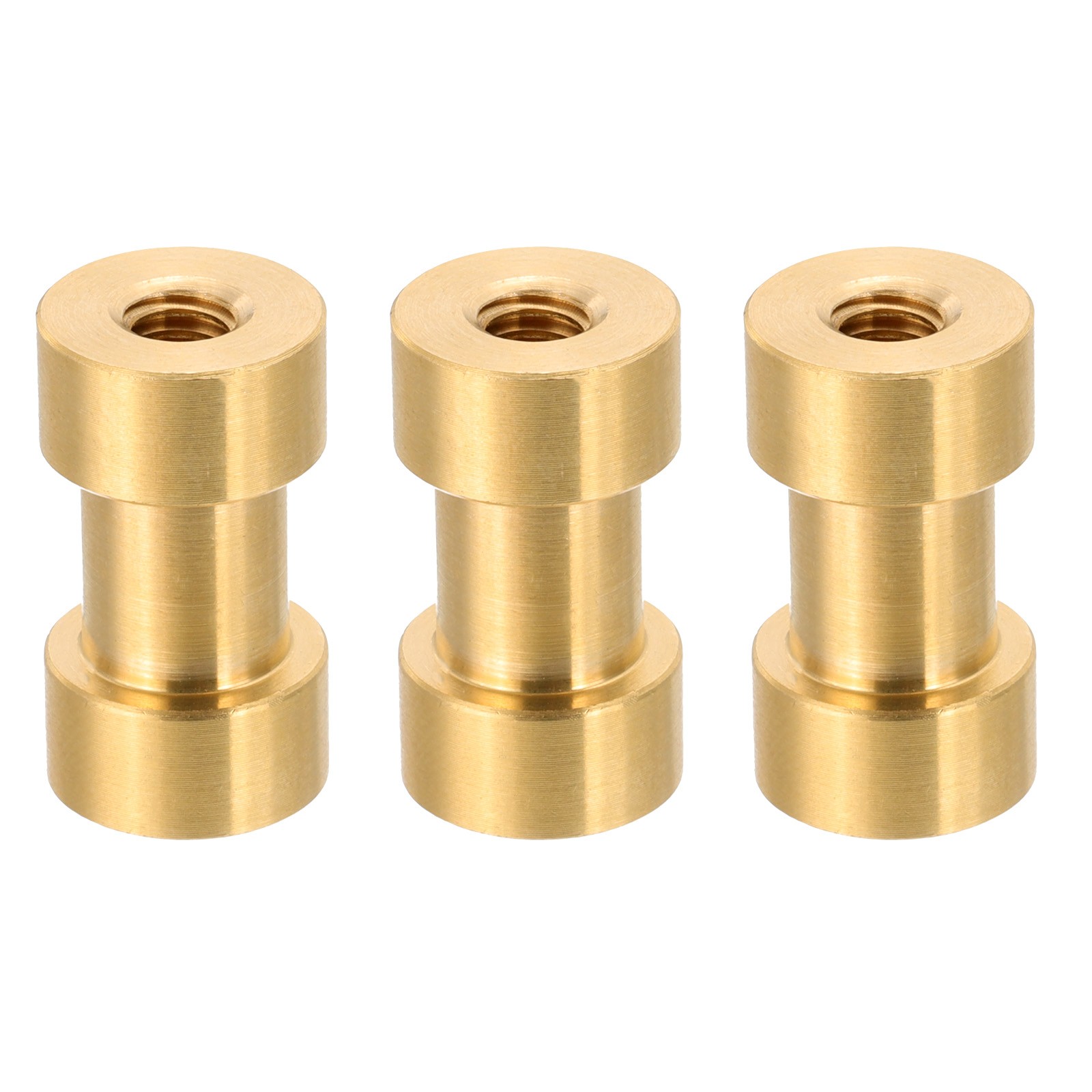 3Pack 1/4" to 3/8" Female to Female Camera Spigot Screw Converter Tripod Adapter