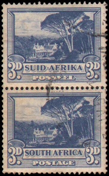 South Africa #57 Used vertical pair