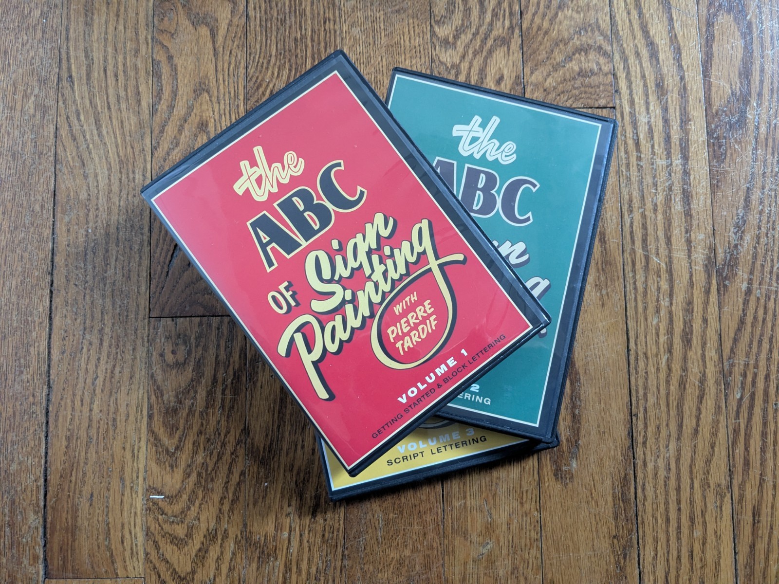 ABC of Sign Painting, Pierre Tardif  3 Vol. DVD use with 1Shot paint &Mack brush