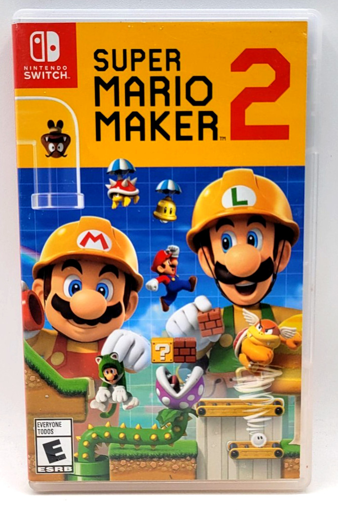 Super Mario Maker 2 Nintendo Switch GAME CASE ONLY *NO GAME*
