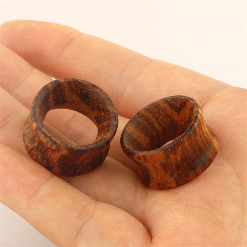 Wooden Ear Plugs Gauges Earrings Punk Flesh Tunnel Expanders Piercing Jewel e