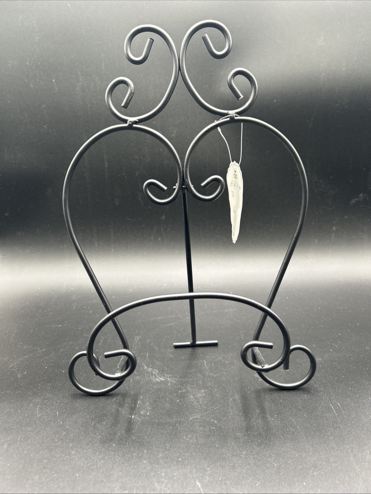 Wrought Iron Easel Display Stand Foldable Book / Plate / Picture Frame Holder