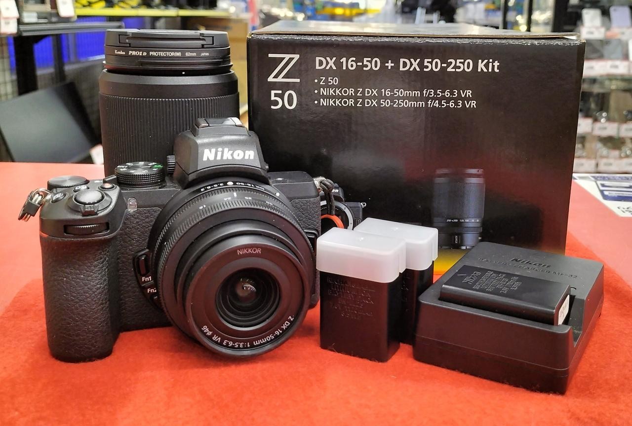 Nikon Z50 Mirrorless Camera Kit 16-50mm & 50-250mm Lens Used From Japan