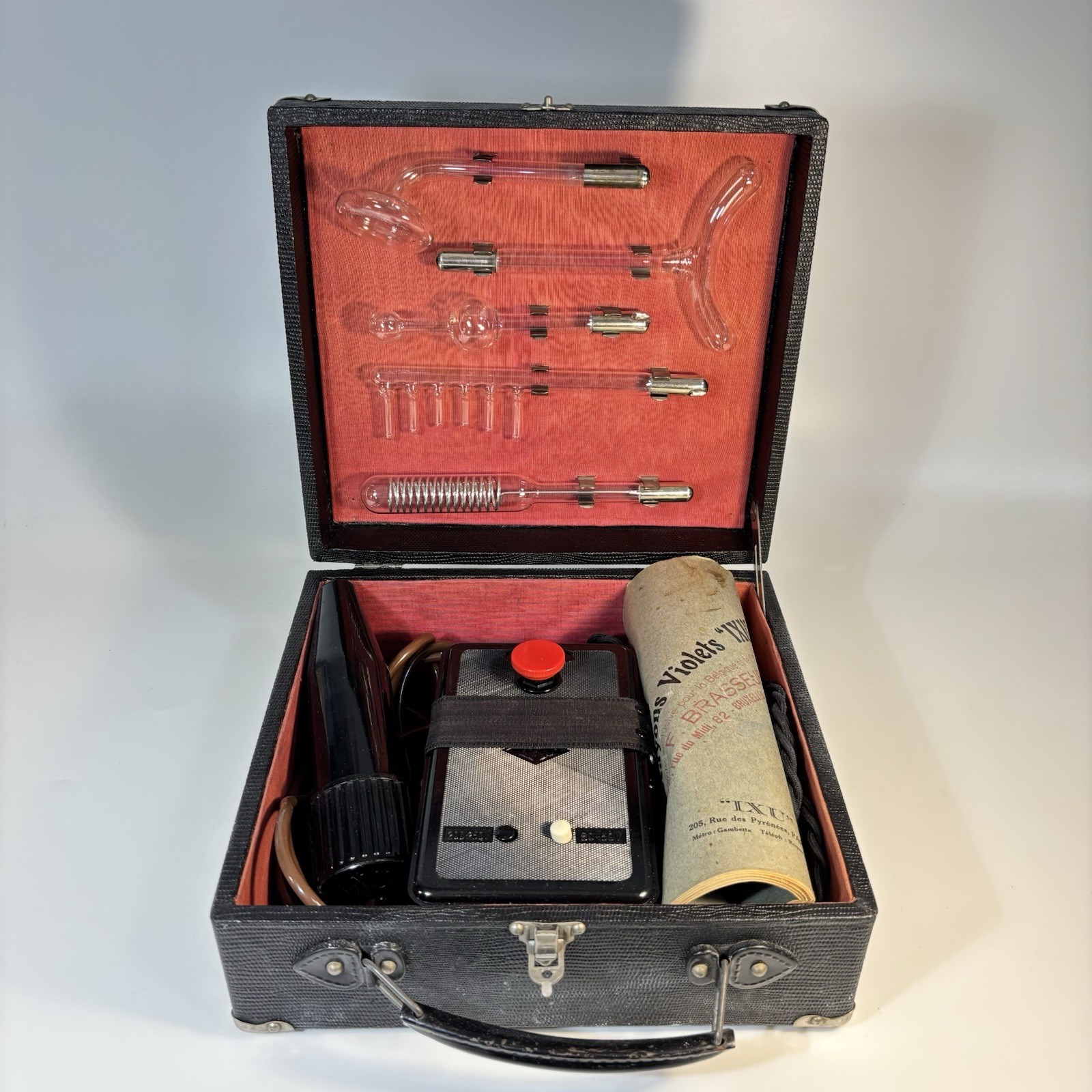 RENULIFE VIOLET RAY Generator Medical Machine Quack Doctor 1920's Vintage TESTED