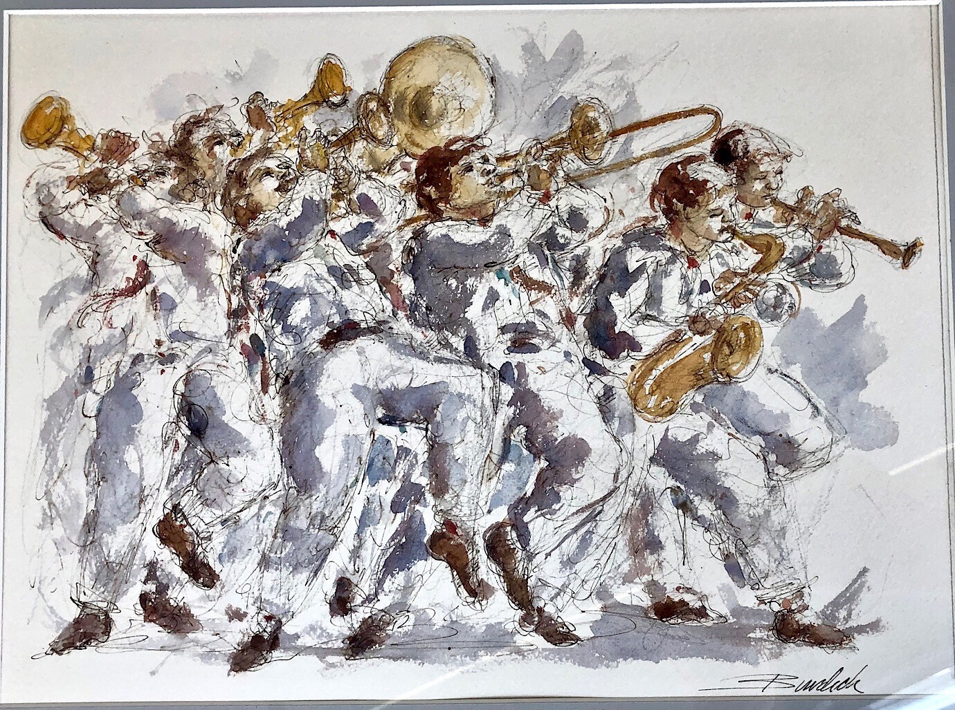 New Orleans Jazz Band by Charles Burdick