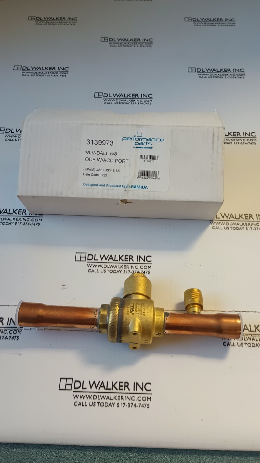 3139973 VLV-BALL 5/8 ODF W/ACC PORT