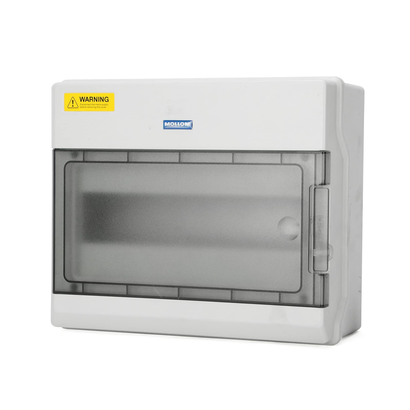 Mollom 12-Way Power Distribution Box Bus Bars Din Rail MCB IP66