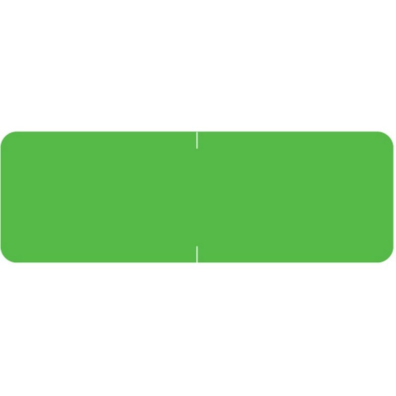 Barkley Compatible Solid Green Labels, Laminated Stock, 1/2" X 1-1/2"