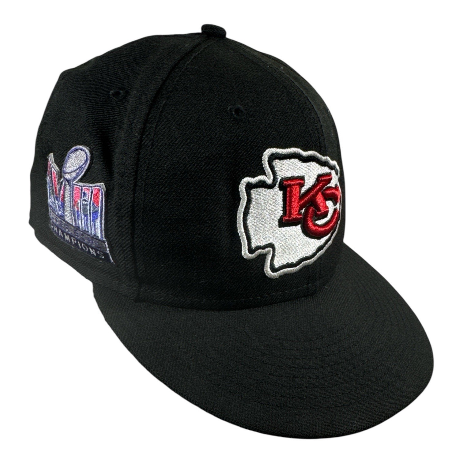 NWOT Super Bowl 58 LVIII Kansas City Chiefs Black Hat New Era 9Forty Champions