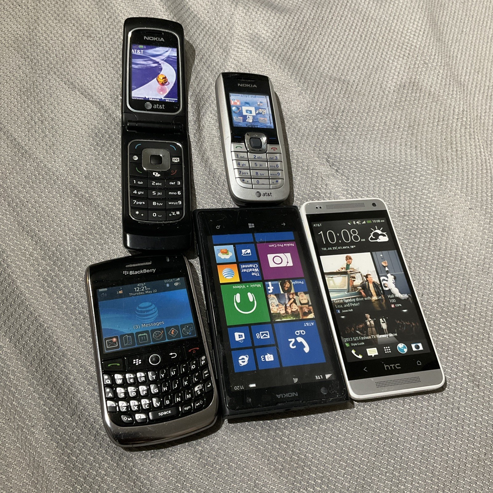 Toy Cell Phone Smart Vintage Y2k Non Functional Dummy Fake Display Lot