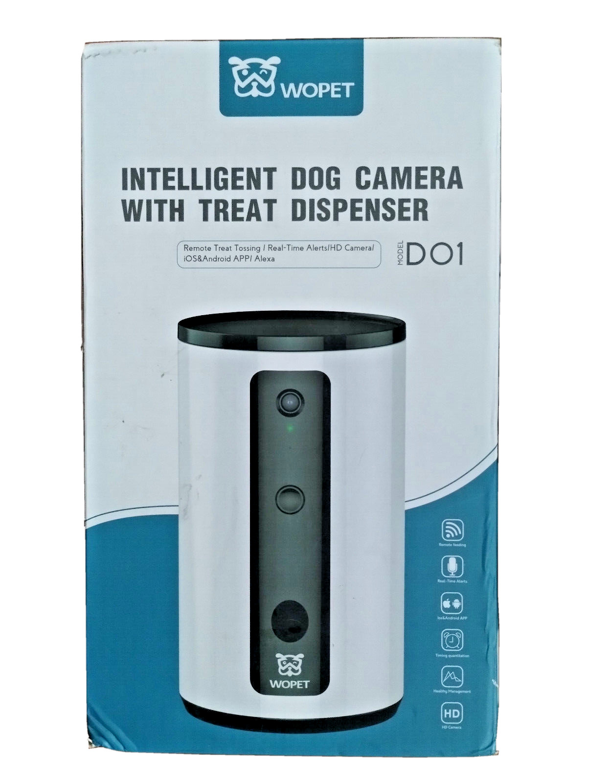 WOPET Intelligent Dog Camera With Treat Dispenser DO1 (iOS & Android)