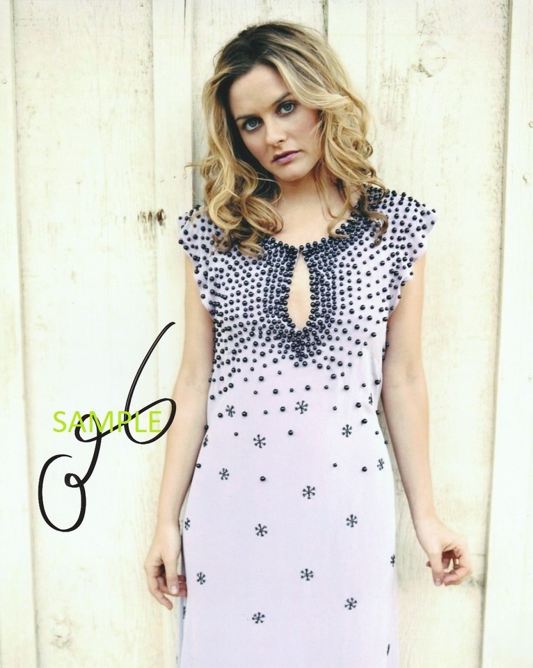 ALICIA SILVERSTONE #2 REPRINT SIGNED 8X10 PHOTO AUTOGRAPHED CHRISTMAS MAN CAVE