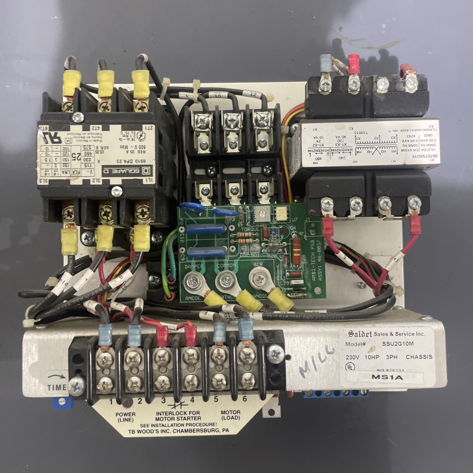 Saldet Sales And Services Inc. Model Number SSUG10M