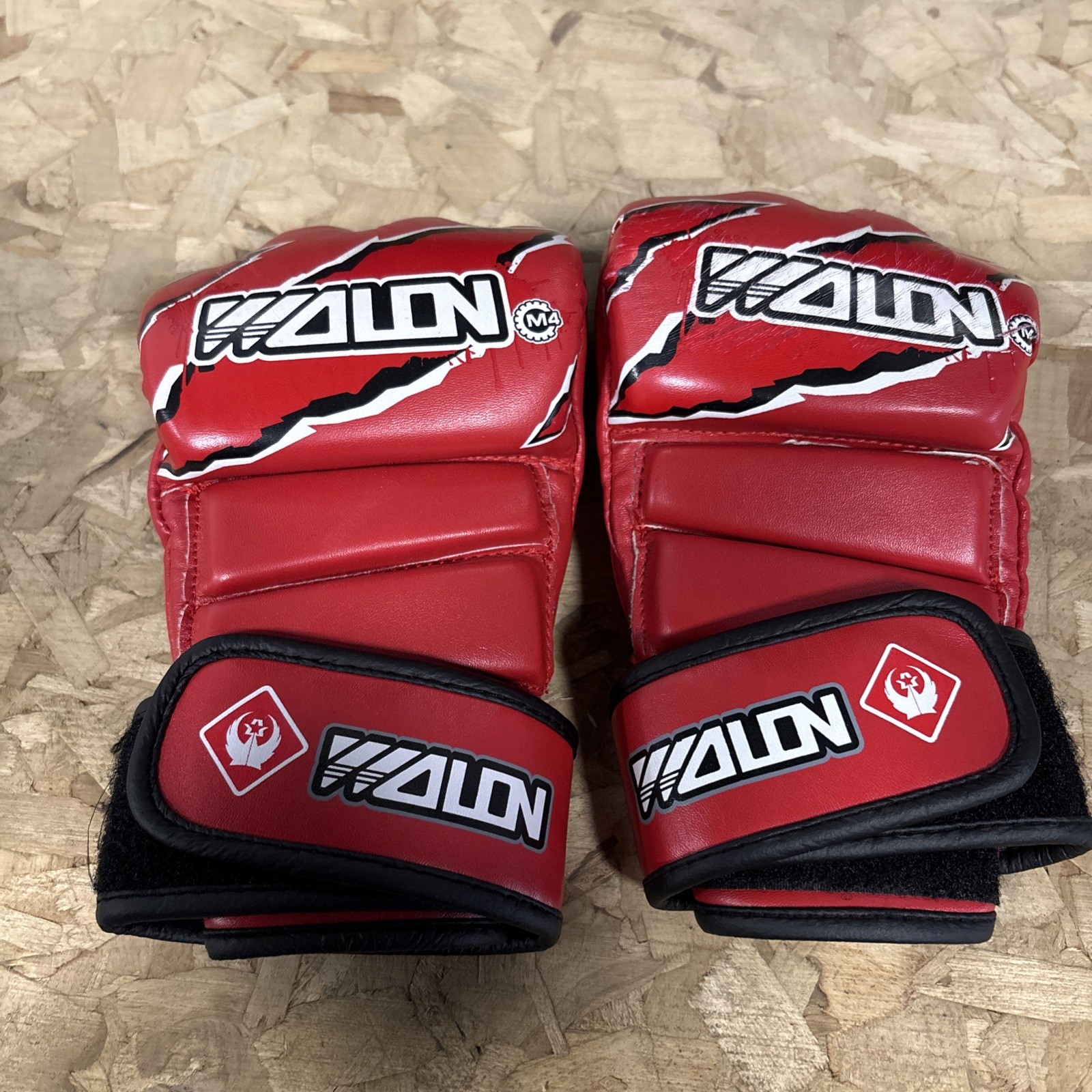 Wolon MMA Half Finger Gloves Red