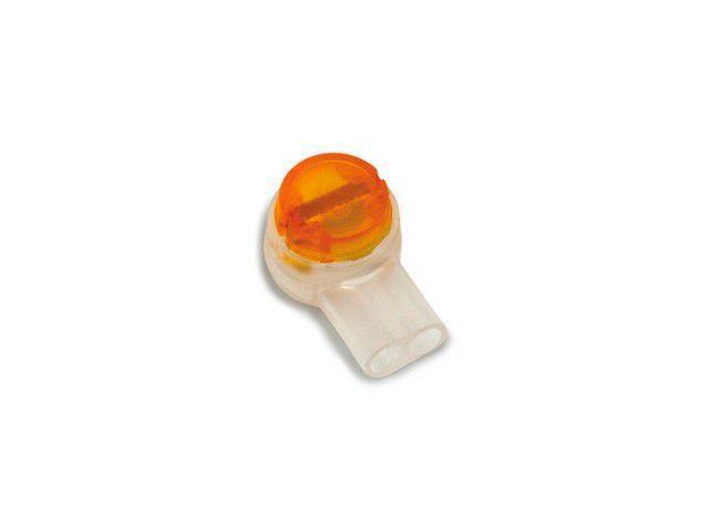 100pcs 3M Corning Scotchlok UY2 Connector Single Wire connector, 2 cont orange