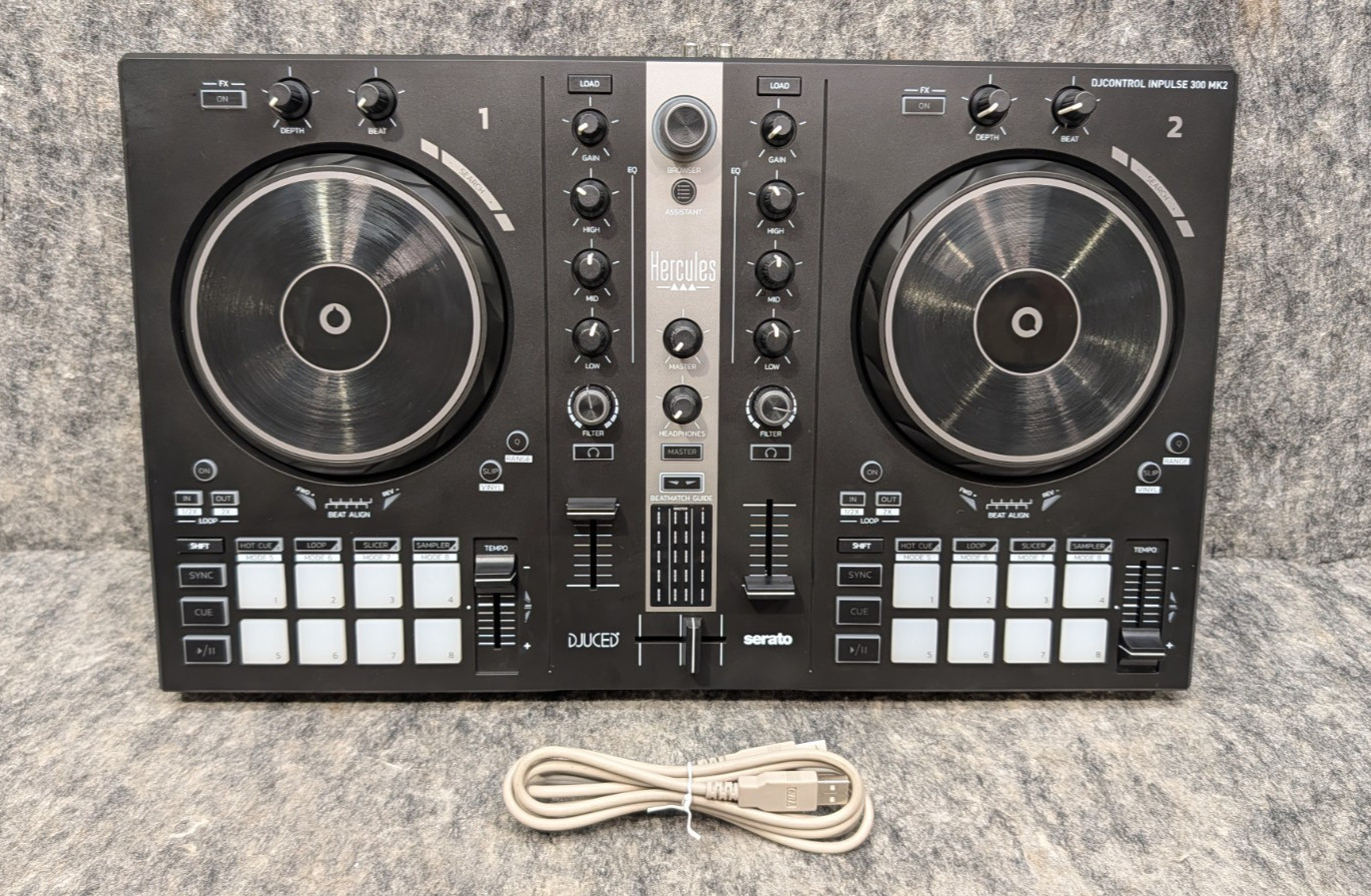 Hercules DJControl Inpulse 300 MK2 2-Channel DJ Controller 🔥Works🔥