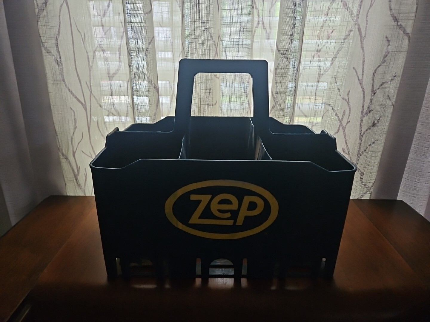 ZEP Vintage Blue Plastic Crate