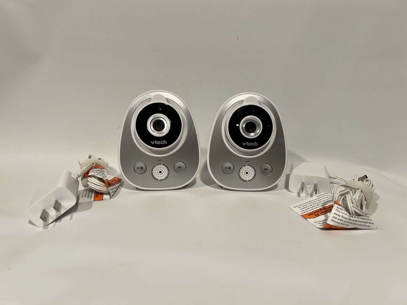 2 VTech Baby Monitors W/ Power Supplies *CAMERAS ONLY* VM342-2 (NO MONITOR)