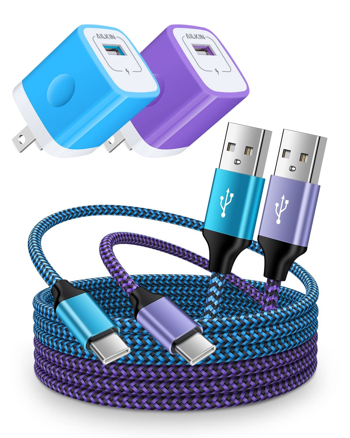 USB-C Fast Charger Block for Samsung Galaxy A17 A16 S24 S23 Ultra +6 Ft Cable