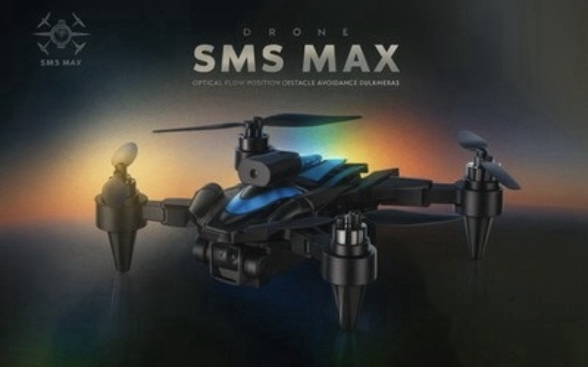 SMS Max Ready to Fly Drone Obstacle Avoidance Optical Flow Remote & App Control