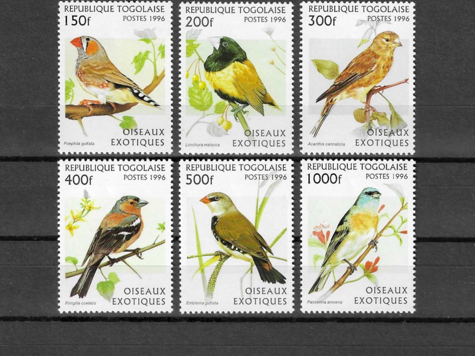 TOGO 1996 SC 1784/1789 MNH