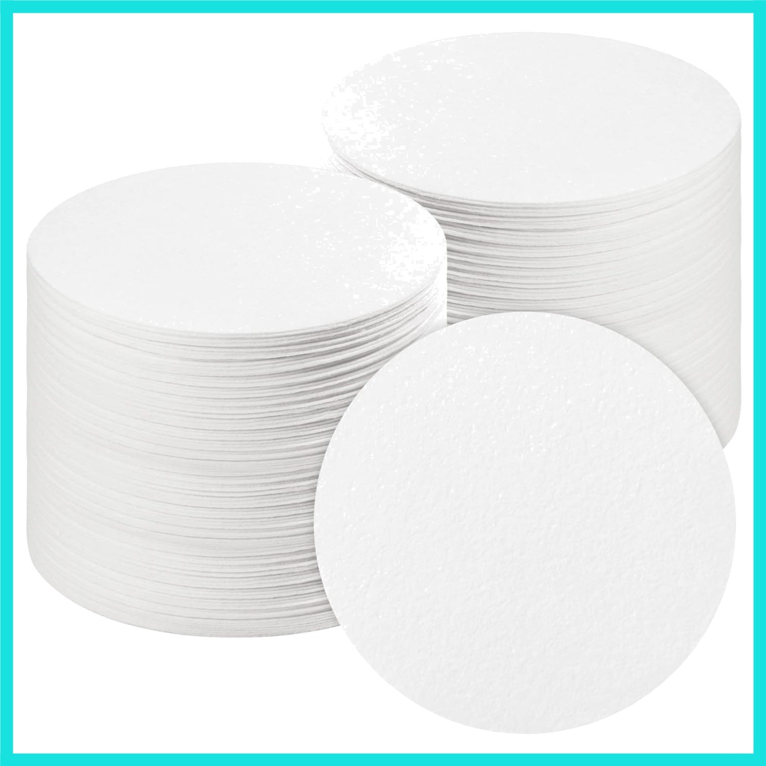 100 Sheets Round Microwave Kiln Papers 4.7 Inch Ceramic Fiber Paper Insulatio...