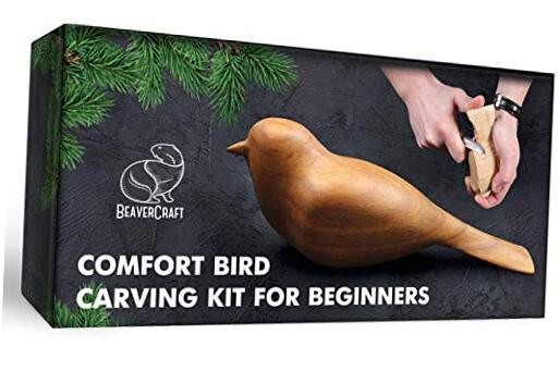 Wood Carving Kit Comfort Bird DIY Kits for Adults Hobbies Whittling Knife Kit 