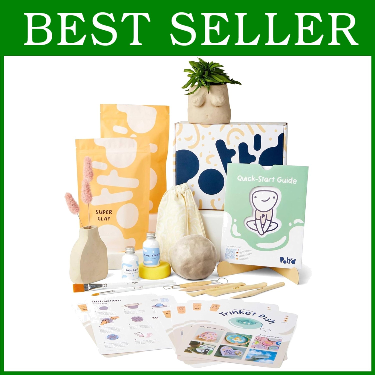 All-Inclusive Pottery Kit for Beginners