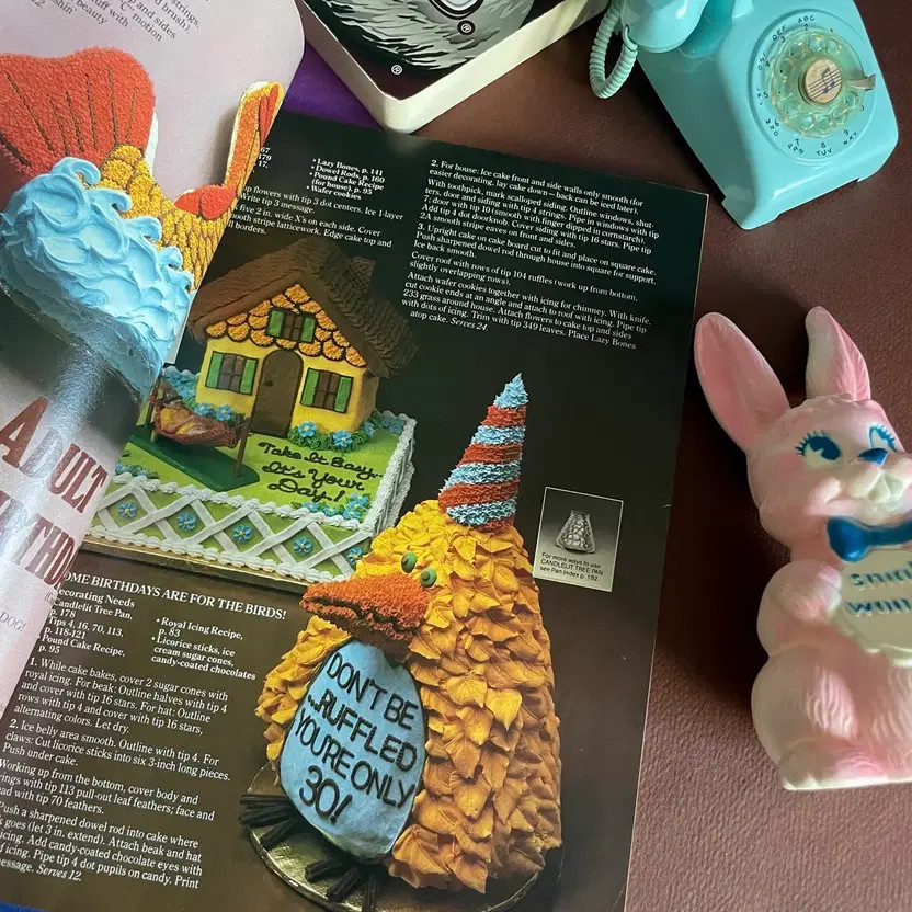 Vintage 1986s Rare Cake Photo Book (Rare & Collectible)
