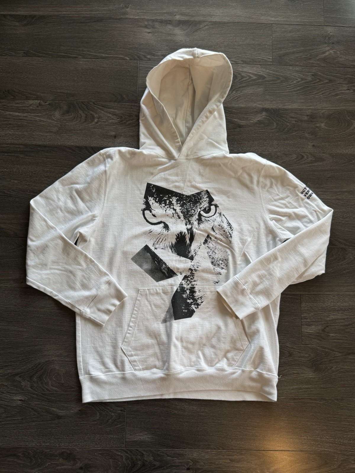 Rare OVO Owl Gaze Hoodie In White