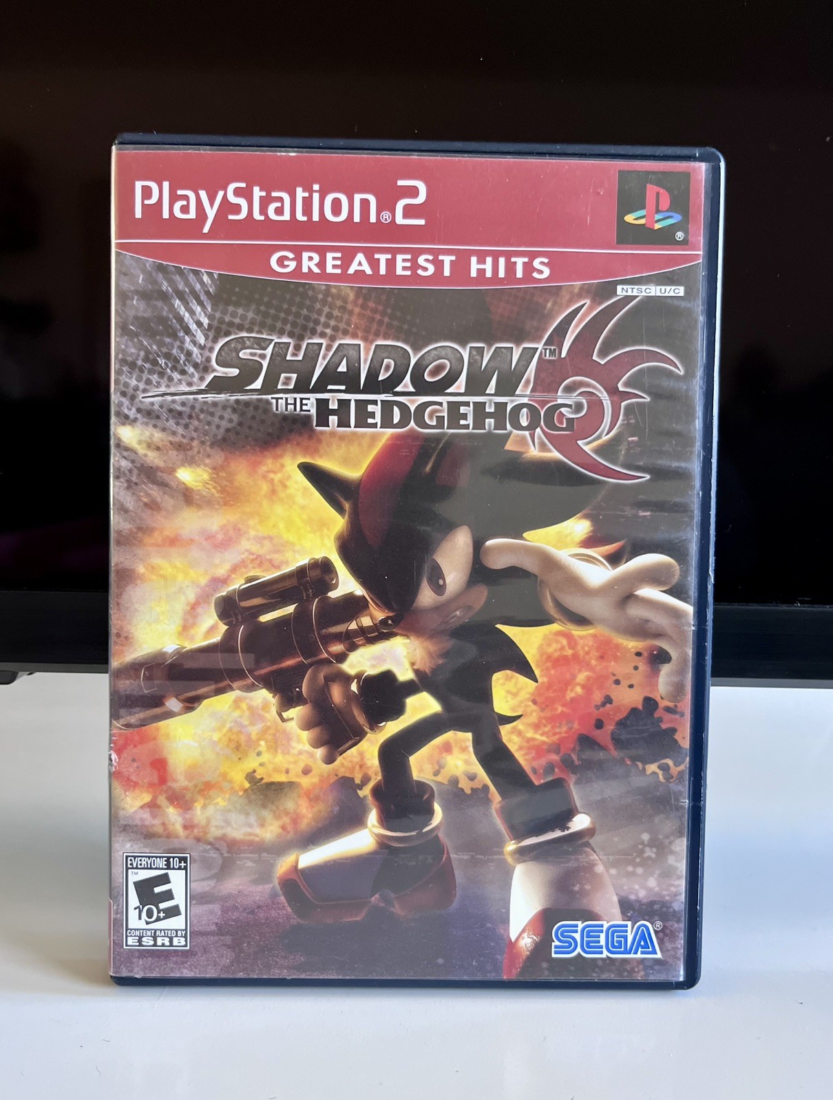 Shadow the Hedgehog Greatest Hits Sony PlayStation 2 PS2, No Manual, Clean disc