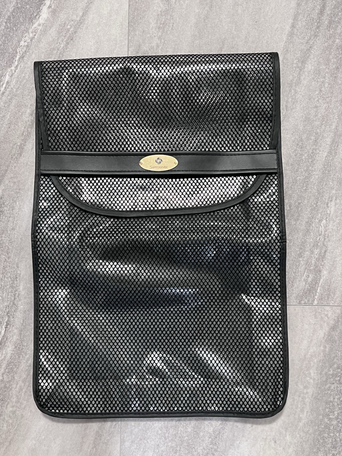 SAMSONITE 16" Wrinkle Free Shirt Folder Garment Packing Travel Organizer Black