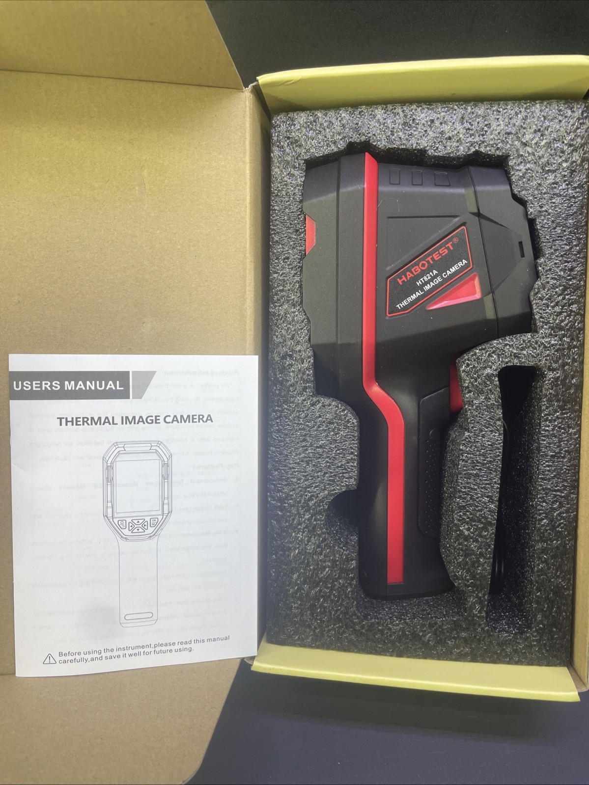 HABOTEST HT821A rechargeable thermal imaging camera -20 ℃~550 ℃ waterproof, dust