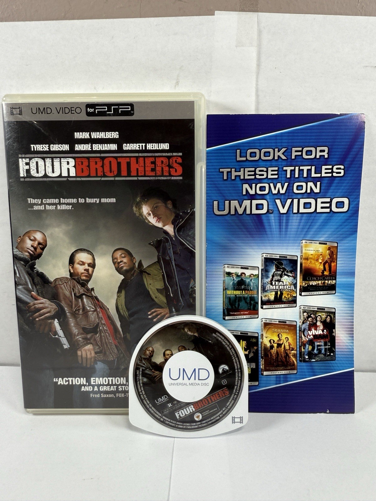 Four Brothers (Sony PSP UMD, 2005) TESTED!