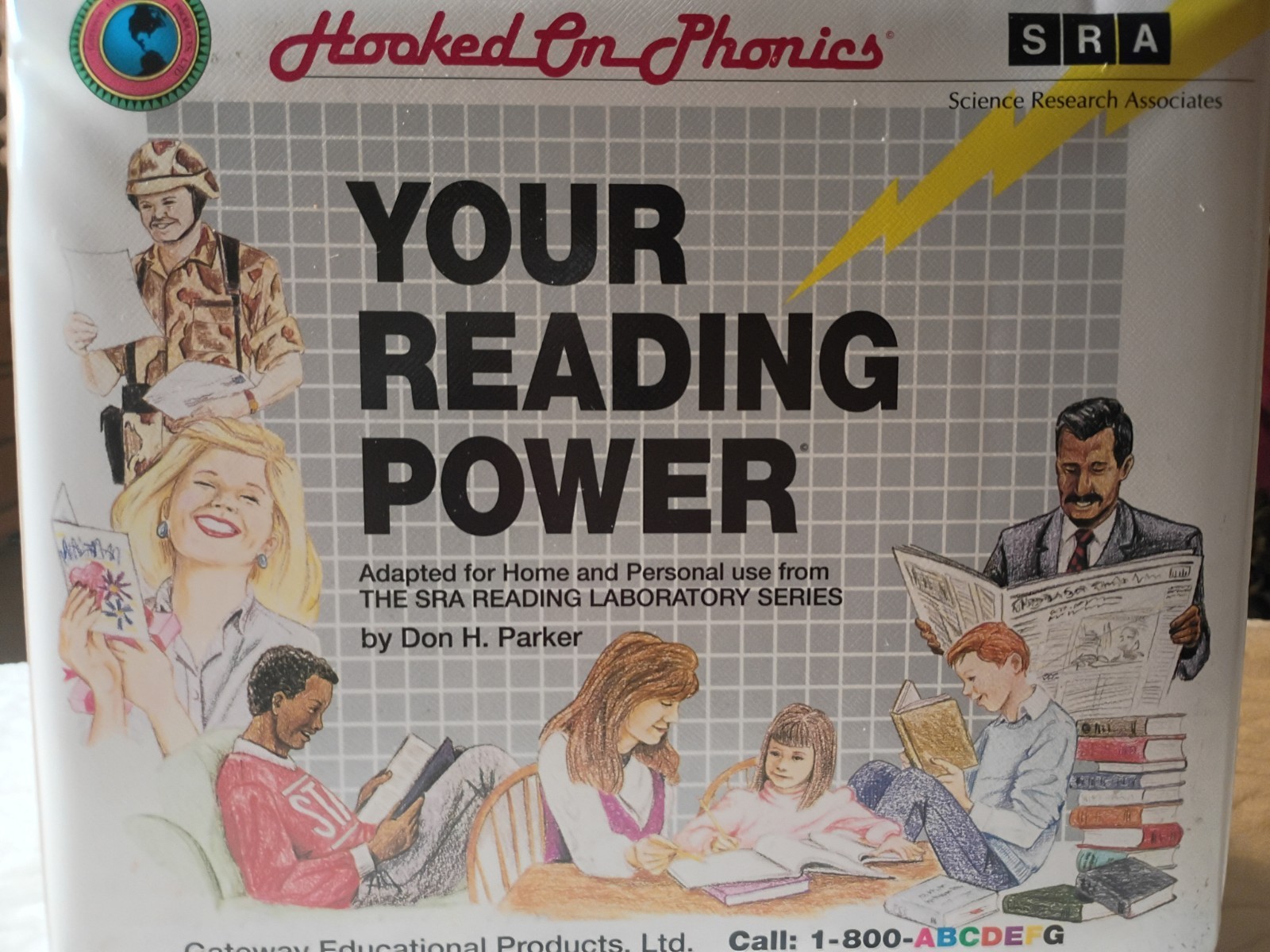 Hooked on Phonics SRA Your Reading Power Set 1990 Ages 8-16 w/ Guide & Tapes