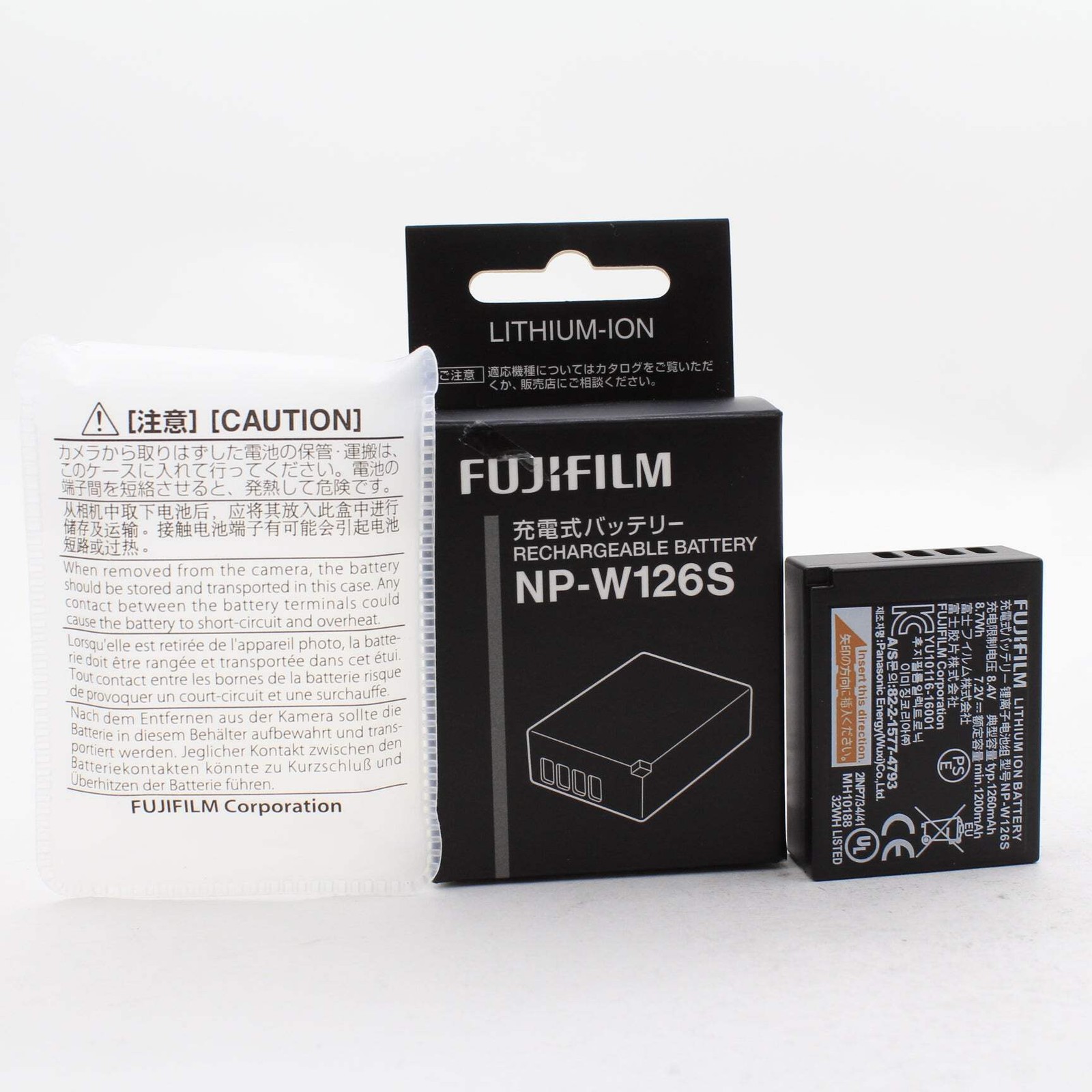 * OPEN BOX EXCELLENT * Fujifilm NP-W126s Battery