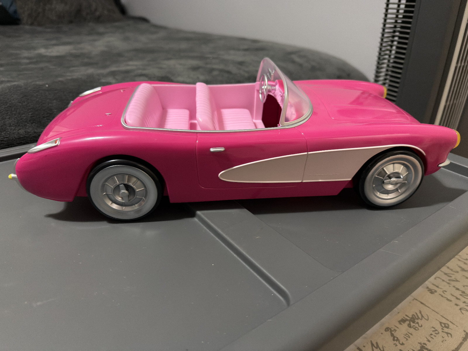 New Barbie Movie AMC Exclusive Pink Corvette Car Popcorn Bucket