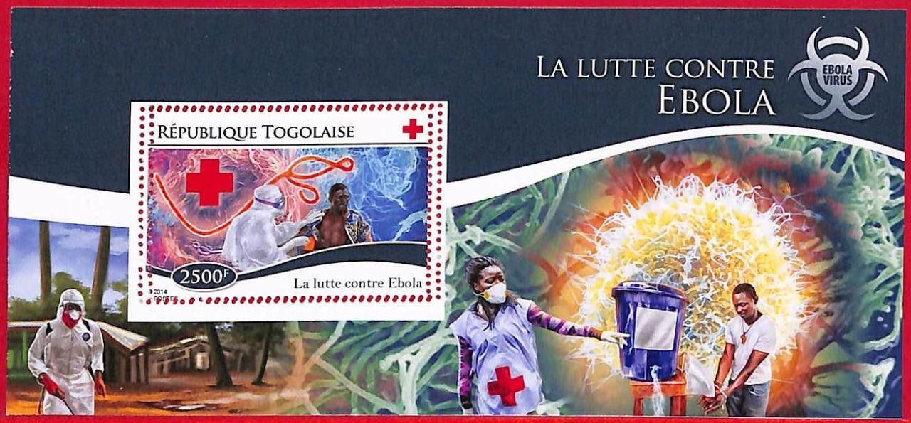 A3530 - TOGO  - ERROR MISPERF Stamp Sheet - 2014 - Medicine,Fighting Ebola