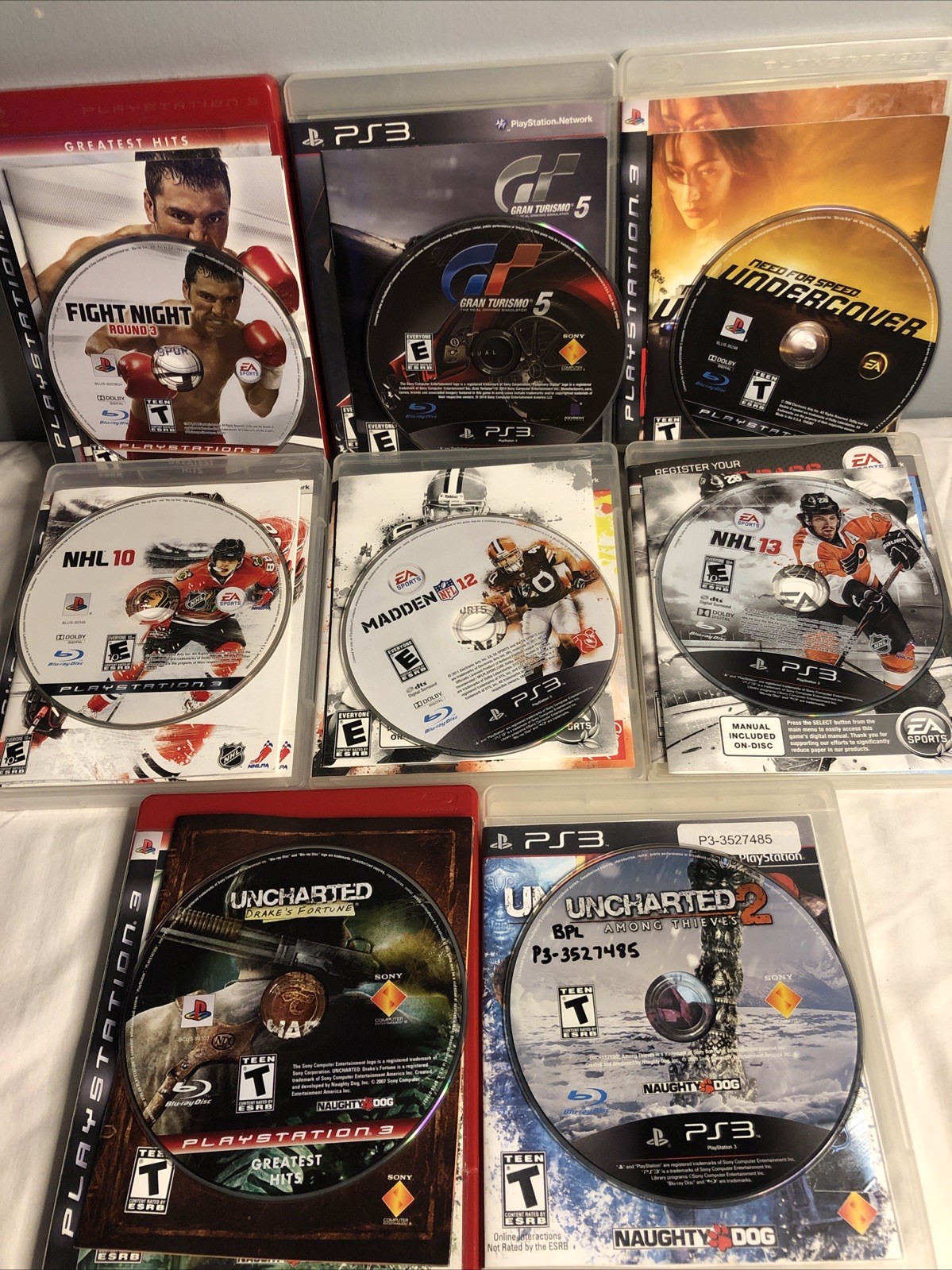 PS3 Video Game Bundle~ 8 Games~ All Games Tested/working~ PlayStation 3 Game Lot