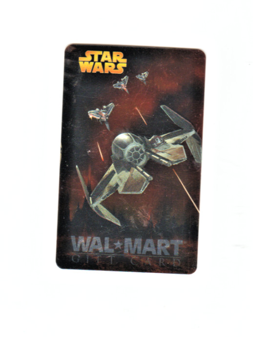 Collectible Walmart Gift Card - Vintage Star Wars - No Cash Value - VL-1756