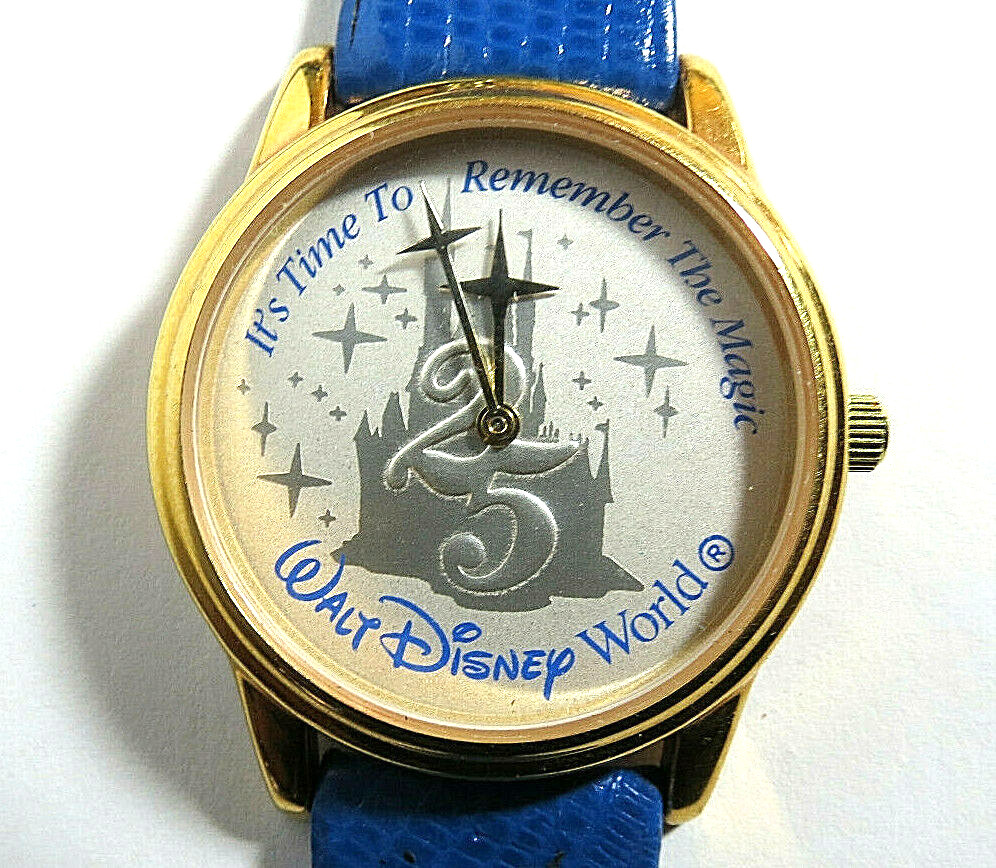 UNISEX 1997 WALT DISNEY WORLD IT'S TIME TO MAGIC EASTMAN KODAK BLUE WATCH RUNS