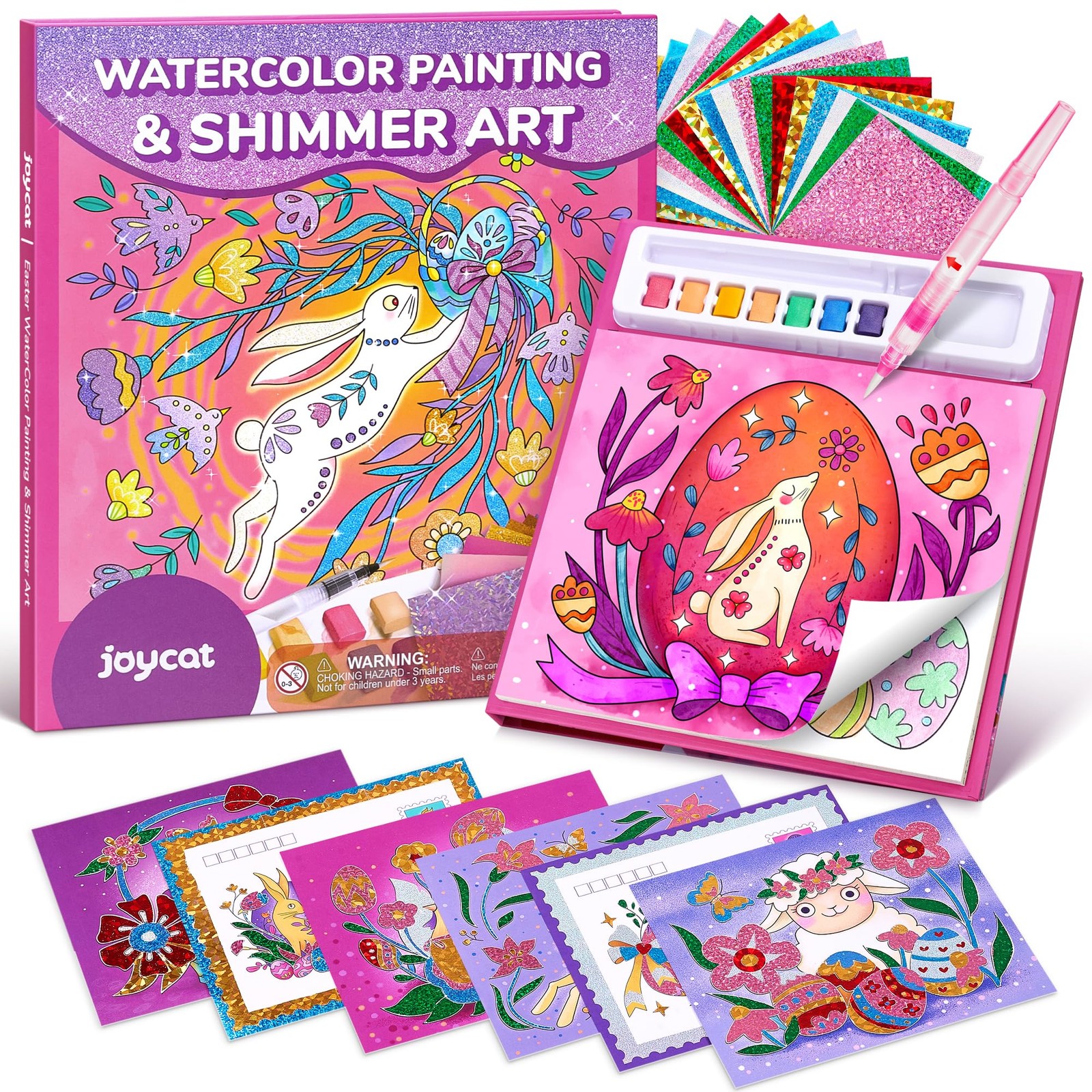 Paint With Water Coloring Books Easter Gift For Girls DIY Rose Red Art Set