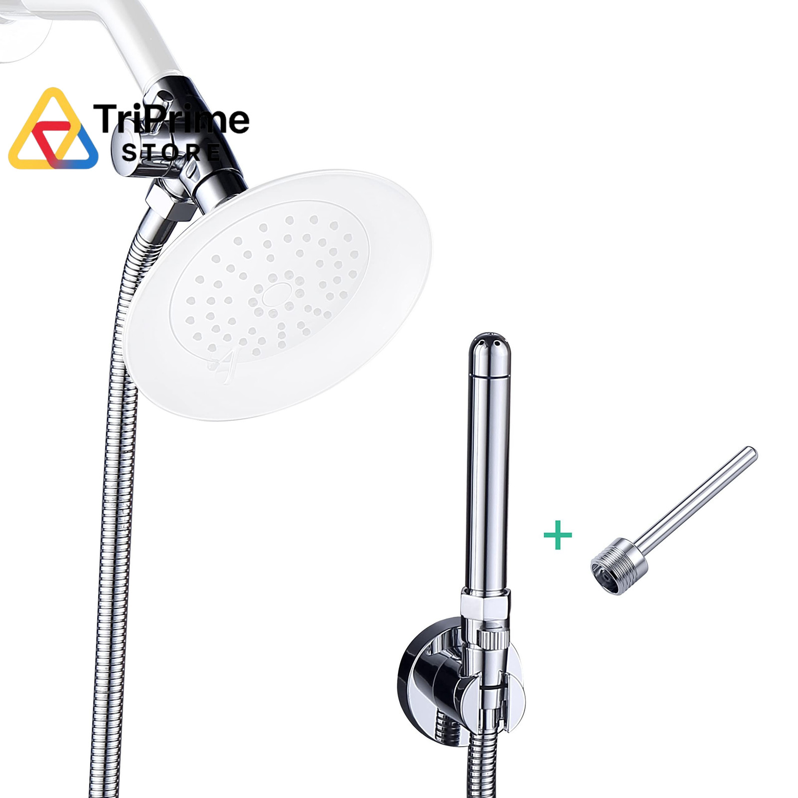 Shower Enema System with 100 Inches Hose, 100 Inch Polished Chrome 