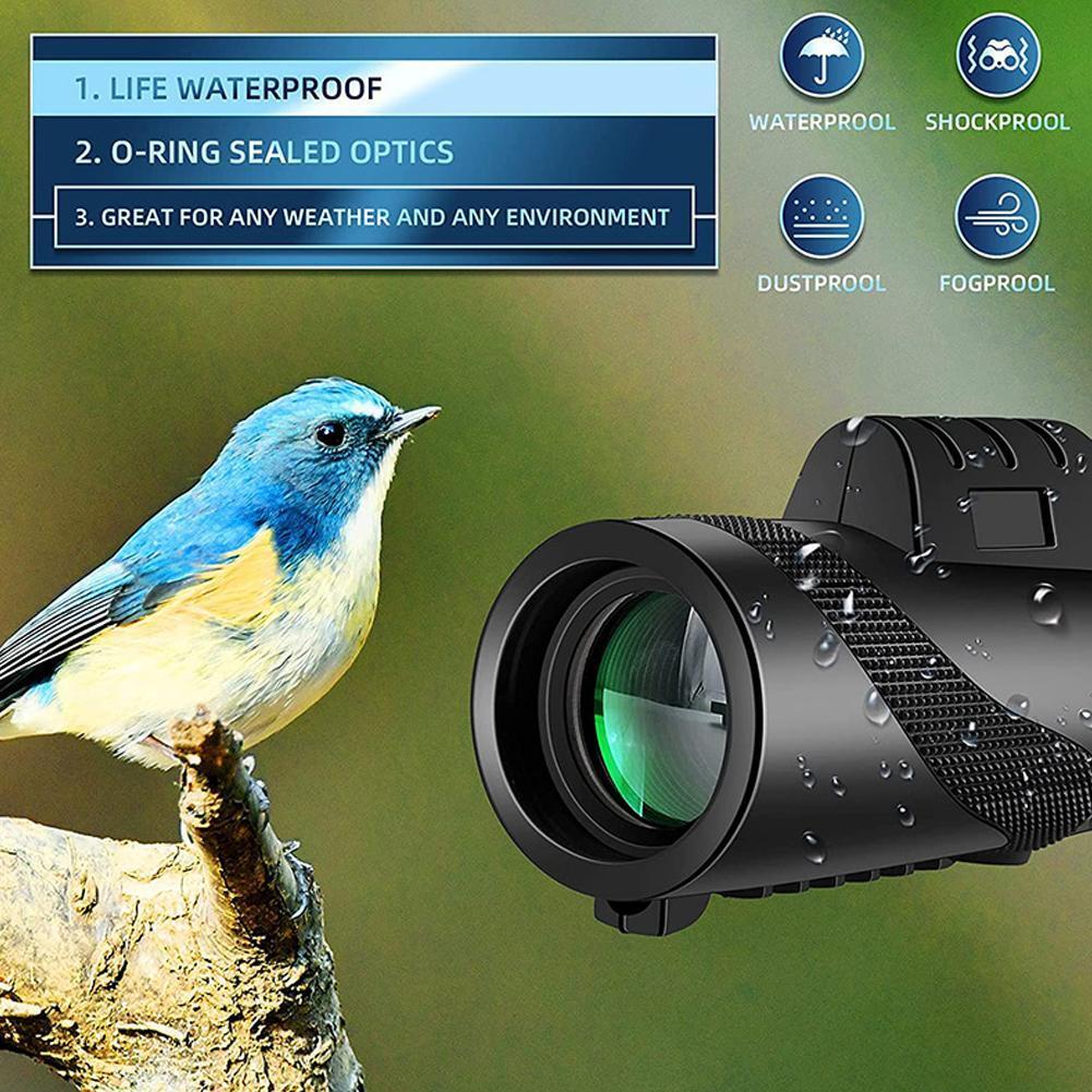 Monocular Telescope 80x100 Zoom HD BAK-4 Portable Powerful L29C Day/Night% SCH