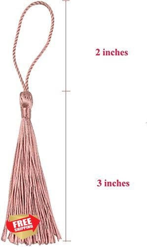 100pc 5" Graduation Tassel Mixed Red Bookmark Craft Jewelry Making Souvenir