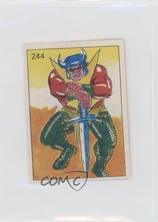 1980 Marvel Super Hero Stickers Venezuela Attuma #244 0kb5